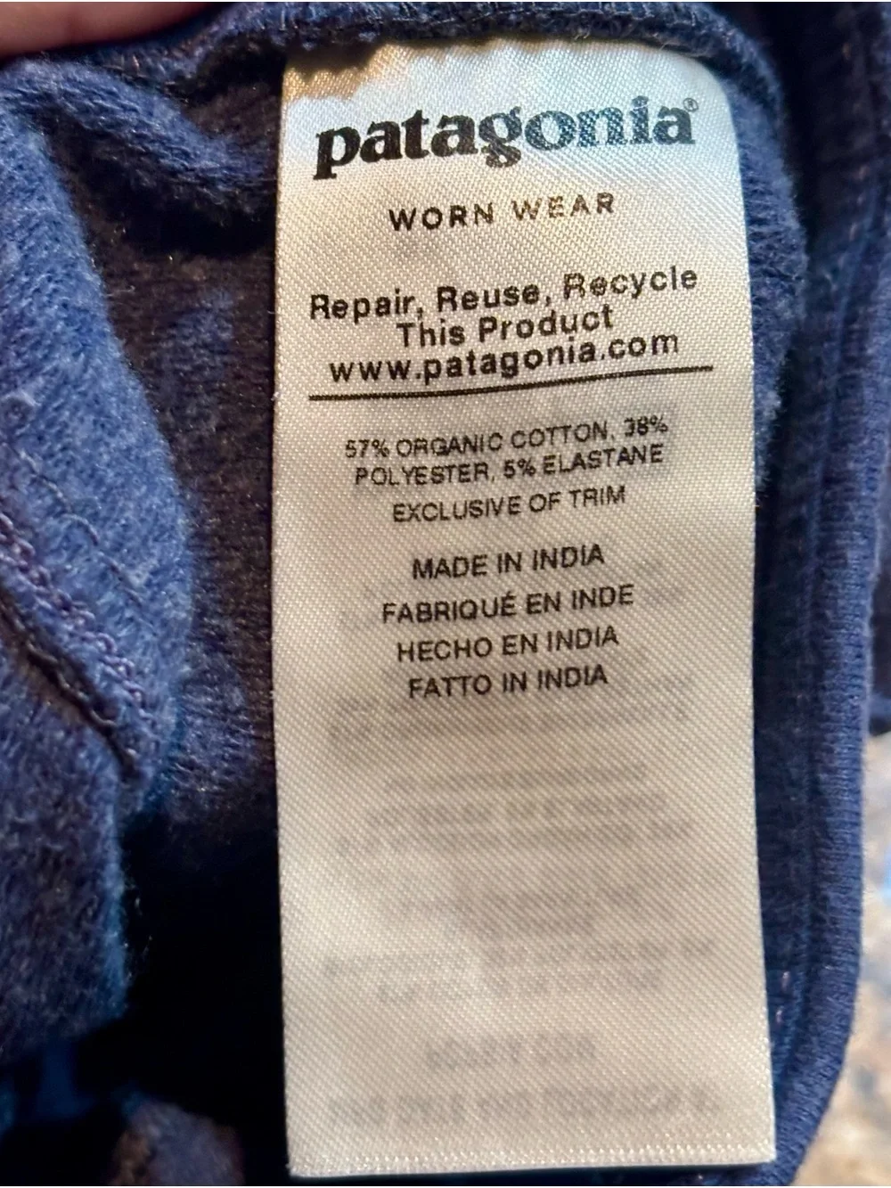 Patagonia Kids Navy Blue Joggers